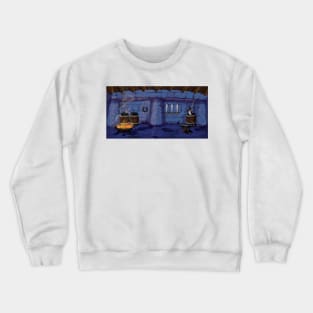 Medieval Forge Cartoon Crewneck Sweatshirt